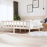 Maison Chic Posteljni okvir - Dvoposteljna postelja - Zakonska postelja iz trdnega lesa 200x200 cm-J5181, (21773149) | Shoptok.si