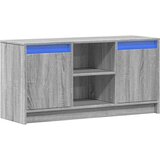 vidaXL TV ormarić s LED svjetlima boja hrasta 100x34x50 cm drveni | shoptok.hr