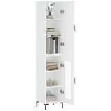  Visoka komoda bijeli 34,5x34x180 cm od konstruiranog drva | shoptok.hr