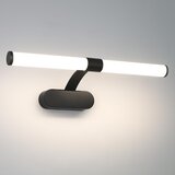 Nettlife črna kopalniška LED svetilka za ogledalo 40 cm, 6 W, 4000 K, nevtralno bela, vodoodporna IP44, (5000491216) Cene
