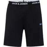 Jack & Jones Spodnji del pižame 'FRED' mornarska / svetlo modra / črna / bela