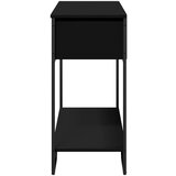  Konzolni stol crni 100 x 35 x 74 5 cm od konstruiranog drva | shoptok.hr