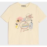 Sinsay Pamučna majica s printom | shoptok.hr