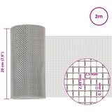 Mrežna tkanina 20 x 200 cm 8 Mesh Nehrđajući čelik 201 Srebrna | shoptok.hr