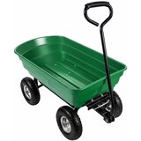 Lean Toys Vrtni transportni voziček z pregibnim kesonom 120 kg zelena | Shoptok.si