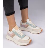D/CEO marka niezdefiniowana Multicolor women's sneakers with glitter and animal print addition Markuta | Shoptok.si