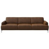 MESONICA smeđa sofa od imitacije kože Puzo, 240 cm | shoptok.hr