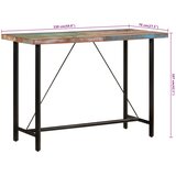  Barski stol 150 x 70 x 107 cm masivno obnovljeno drvo i željezo | Eponuda.com