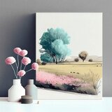 Pejzaž na platnu pastelna kreativnost u prirodi (pastel vorld)