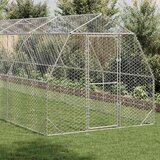  Kavez za kokoši 2,5x12x2,25 m pocinčani čelik | shoptok.hr