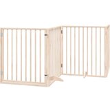 vidaXL Ograda za pse z vrati zložljiva 12 panelov 960 cm topolovina | Shoptok.si