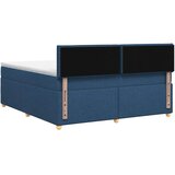  Boxspring krevet s madracem Plava 140 x 190 cm Tkanina - Plava 140 x 190 cm Dizajn linija | shoptok.hr