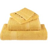 vidaXL 12-dijelni vrhunski set ručnika SOLUND zlatni 600 gsm | shoptok.hr