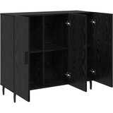  Kreveta Crni hrast 90 x 34 x 80 cm Konstruirano drvo | shoptok.hr