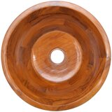 vidaXL Umivaonik od masivne tikovine Φ 40 x 20 cm | shoptok.hr