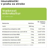 Malinca imunobiotiki v prahu brez okusa za otroke