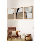 WALLXPERT Myk3013-1 Višenamensko Dekorativno Okvirno MDF Slikarstvo (3 Komada) | Eponuda.com