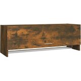 vidaXL garderobna omara dimljeni hrast 100x32,5x35 cm konstruiran les | Shoptok.si