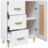  Komoda bijela 69 5 x 34 x 90 cm od konstruiranog drva | shoptok.hr