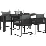  Komplet za jedilnico v vrtu 5 pcs Črna in anthracit, (5000271284) | Shoptok.si