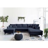 P & B SEDEŽNA GARNITURA, mikrovlakna temno modra | Shoptok.si