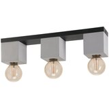 Eglo Plafonjera PRESTWICK 3 3xE27 49 cm crna/beton 43596 Cene