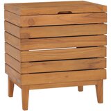  Košara za rublje 40 x 30 x 45 cm od masivne tikovine | shoptok.hr