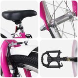  Otroško Kolo 20 Palcev za starost od 6 do 11 let Roza bela - - Bela - 14.26 - 137 x 54 x 79 cm - 2025- | Shoptok.si