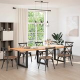  Noge za blagovaonski stol U-oblik 3 kom Crne 90 x (72-73) cm Čelik | shoptok.hr