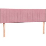  Box spring postelja z vzmetnico roza 160x210 cm žamet, (21791909) | Shoptok.si