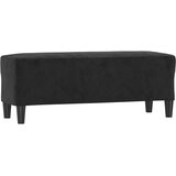  Klupa crna 100x35x41 cm baršunasta | shoptok.hr
