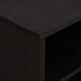TV ormar s policom Crna 80 x 33 x 46 cm Čvrsto drvo manga | Eponuda.com