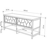 Hanah home cipelarnik inola shoe bench sapphire oak | ePonuda.com