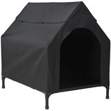  Kućica za kućne ljubimce Crna 90 x 65 x 83 cm Čelik | shoptok.hr