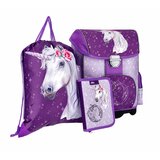 ABC123 Prvošolski set Samorog (3-delni), vijoličen | Shoptok.si