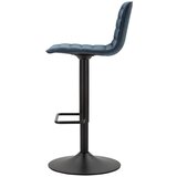 Mauro Ferretti Modrozelen/črn barski stol z nastavljivo višino (višina sedeža 61 cm) Malia – | Shoptok.si