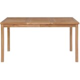  Vrtni blagovaonski set od 5 dijelova 150 x 90 cm masivno tikovino drvo | shoptok.hr