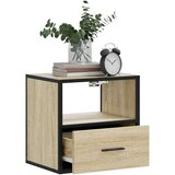 vidaXL Stenska nočna omarica sonoma hrast 40x31x39,5 cm | Shoptok.si