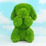 - figura od veštačke trave - pas koji sedi 35cm