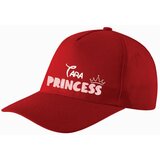  princess sa imenom - dečiji kačket crvena Cene