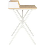 vidaXL radni stol bijela i prirodna boja 80 x 50 x 84 cm | shoptok.hr