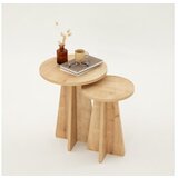 Hanah home Mushroom - Sapphire Oak klubska mizica, (20784863) | Shoptok.si