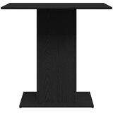  Blagovaonski stol Crni hrast 80x80x75 cm Inženirsko drvo | shoptok.hr