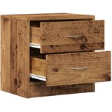  Noćni ormarić boja staro drvo 40x30x40 cm od konstruiranog drva | shoptok.hr