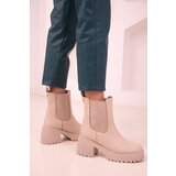 Soho Beige Women's Boots & Booties 18486 cene