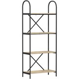 vidaXL Knjižna polica sonoma hrast 60 x 30 x 146 cm Konstruiran les | Shoptok.si