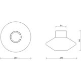 noo.ma Smeđa staklena ručno izrađena vaza (visina 28 cm) Glom – | shoptok.hr