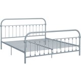 Furnova Posteljni okvir siv kovinski 180x200 cm, (21931813) | Shoptok.si