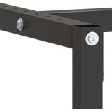  Okvir za radni stol mat crni i mat crveni 180x57x79 cm metalni | shoptok.hr