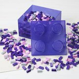 Lego kutija za odlaganje sa poklopcem (4): Svetlucava ljubičasta ( 40090800 ) | ePonuda.com